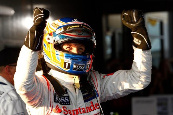 Jenson Button volvió a celebrar. (Imagen: Mclaren)