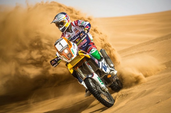 Marc Coma no correrá el Dakar 2013. Tremenda baja para nuestro rally. (Imagen: Red Bull Content Pool / KTM Images)