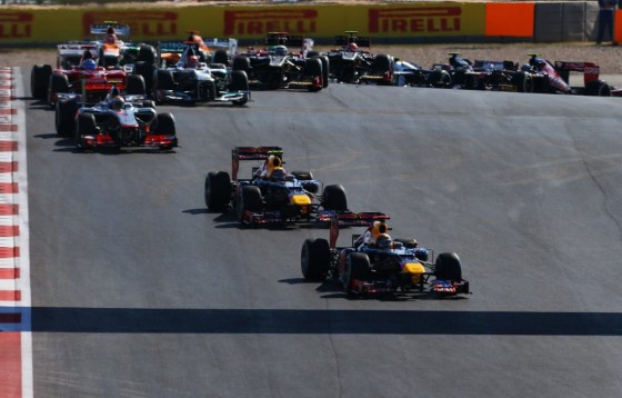 Red Bull Racing Formula 1 Sebastian Vettel Circuit of the Americas