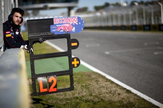 Daniel Ricciardo Preseason test