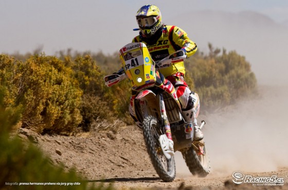 Felipe Prohens destacó en la etapa Maratón del Dakar 2013. (Imagen: Prensa Hermanos Prohens, Jorg Gray Chile)