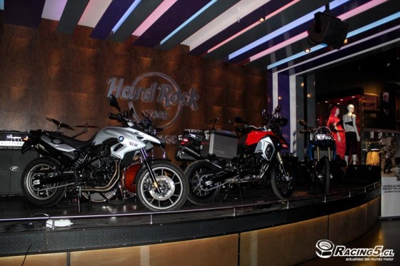 En el Hard Rock Caf´é Santiago fueron presentadas las nuevas motocicletas de la gama GS de BMW Motorrad.