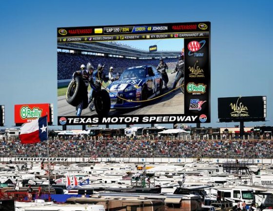 BigHoss HD Screen Texas Motor Speedway