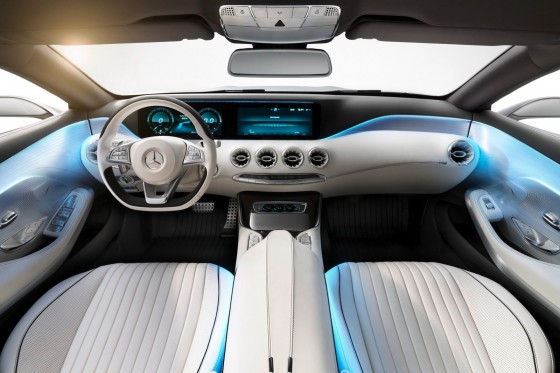 Concept S-Class Coupé; color: alubeam silver; interior: leather white; 2013