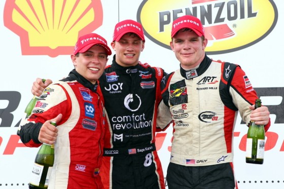 Indy Lights podio