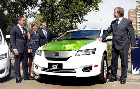 BYD e6 taxi Chile