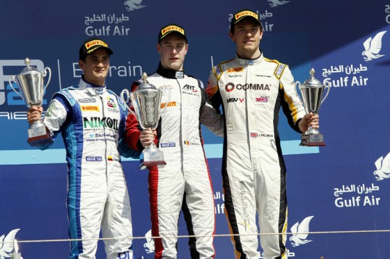 Podio GP2 Bahrein 2014