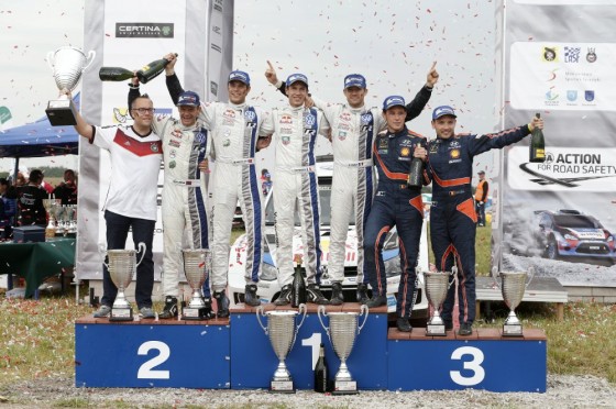 Ogier podio  Polonia WRC