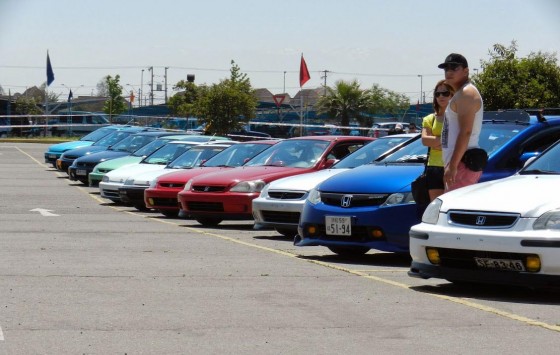 En versiones anteriores del Honda Day CHile se han congregado una buena cantidad de autos a compartir experiencias de propietarios de la marca.