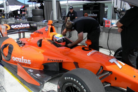 Gabby_Chaves_Test_Indy_Car
