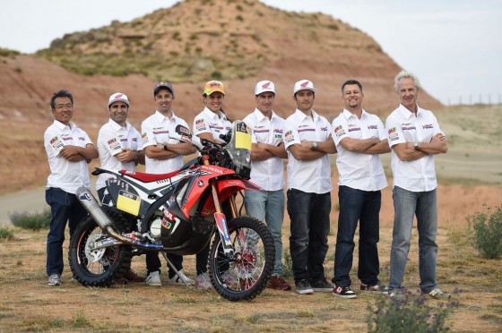 Team HRC Jeremias Israel Dakar 2015