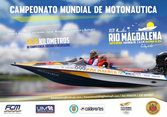 Mundial de Motonáutica, Colombia 2014