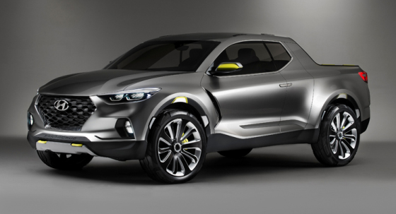 HYUNDAI SANTA CRUZ CONCEPT. PONGÁMOSLE QUE LA SANTA CRUZ PODRÍA SER UNA TUCSON O UNA SANTA FE EN VERSIÓN CAMIONETA. PERO MÁS QUE ORIENTADA AL TRABAJO COMO PODRÍA SER UNA VOLKSWAGEN AMAROK, ESTA APUNTA UN POCO AL CLIENTE DE LA SSANG-YONG ACTYON. SI NOS VAMOS A LOS ’80, NOS RECUERDA UN POCO LA IDEA DE LA CAMIONETA QUE MARTY MCFLY MANEJABA EN VOLVER AL FUTURO, UNA HILUX NEGRA, LEVANTADA Y CON NEBLINEROS; ALGO ASÍ COMO LA FORD SVT RAPTOR PERO MÁS CROSSOVER Y URBANA. UN BONITO EJERCICIO, MUY INTERESANTE Y QUE ABRE CAMPO PARA PENSAR EN UNA FUTURA PICK-UP COREANA.