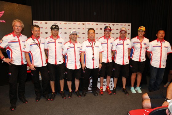 Team HRC Dakar 2015