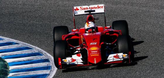 Vettel Ferrari Jerez