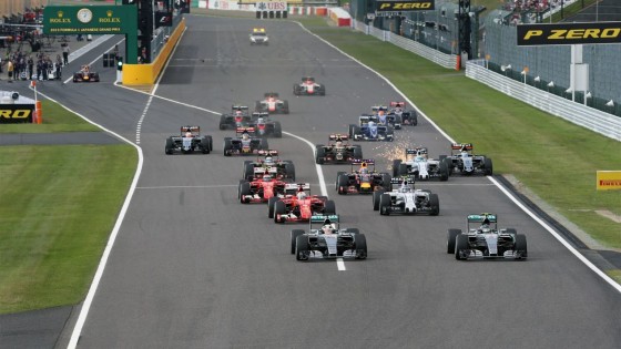 Los instantes iniciales de la carrera auguraban una carrera entretenida, lamentablemente fue otro monólogo más de Mercedes. (Imagen: F1.com)