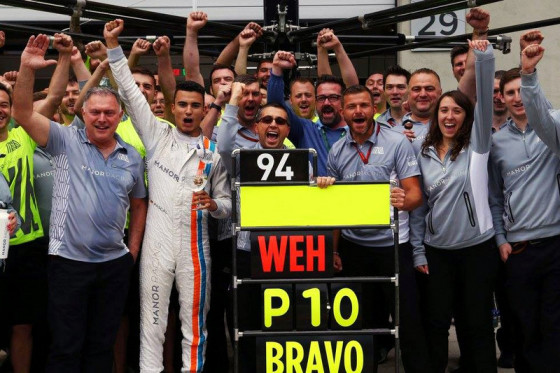 Wehrlein sumó los primeros puntos del ahora complicado Manor Racing durante el Gran Premio de Austria. Foto gentileza de Manor Racing