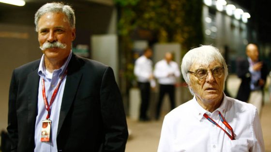 Chase Carey (Nuevo CEO del Formula One Group) y Bernie Ecclestone. Foto gentileza de Getty Images.