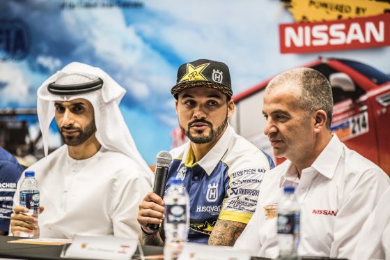 P.Quintanilla1 conferencia prensa Abu Dhabi Rally by Nissan