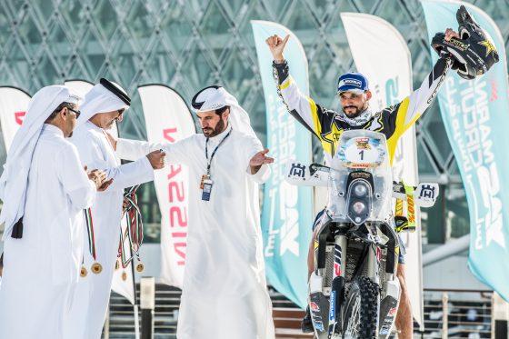 P.Quintanilla1 podio Abu Dhabi Desert Challenge by Nissan